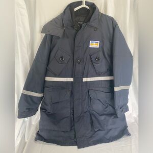 Vintage Dewline extreme weather winter jacket Winnipeg Airport patch